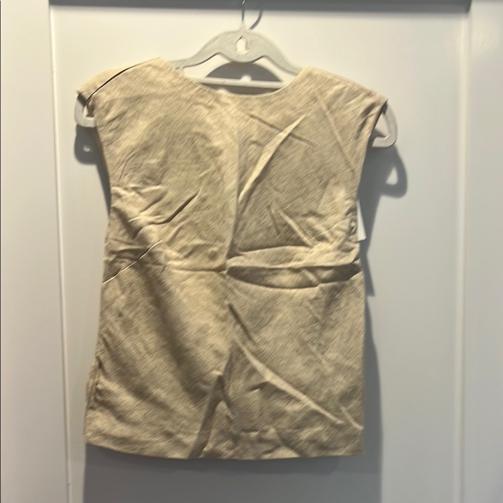 Abercrombie & Fitch Light Tan Sleeveless Top